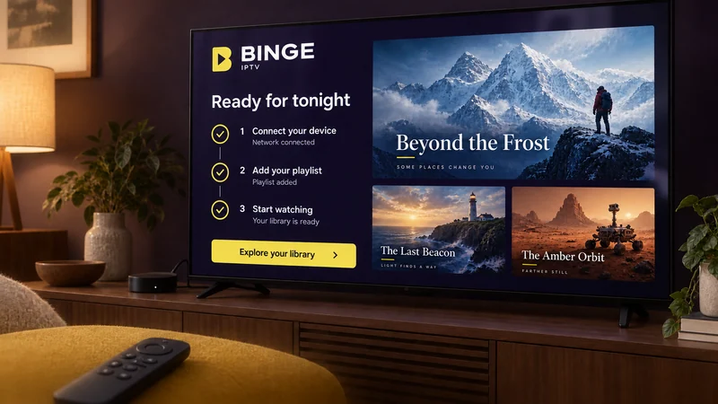 A television showing three completed setup steps, with a remote control resting nearby.